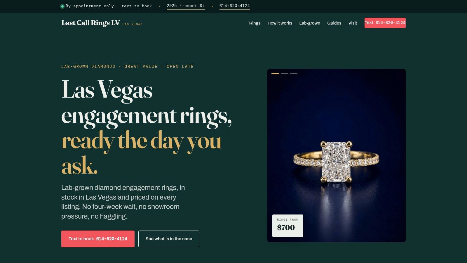 Screenshot from https://lastcallringslv.com